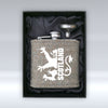 Scotland Lion - 6oz Hip Flask - With Sleeve pureminted
