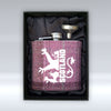 Scotland Lion - 6oz Hip Flask - With Sleeve pureminted