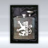 Scotland Lion - 6oz Hip Flask - With Sleeve pureminted