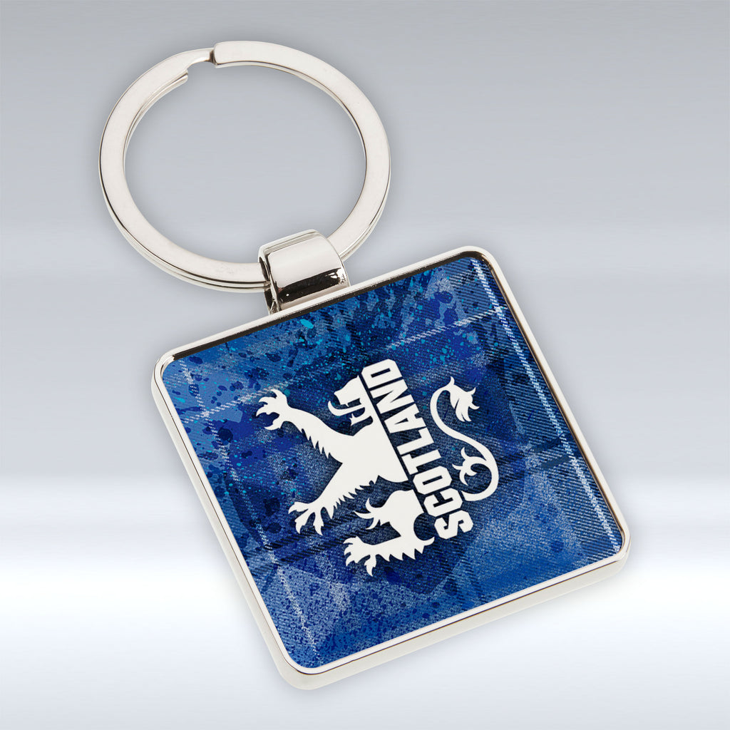Scotland Lion - Square Keyring
