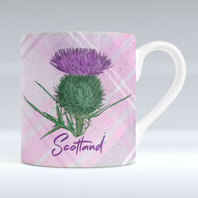 Scottish Thistle - Large China Mug