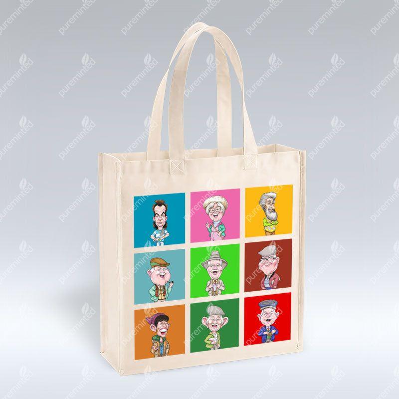 The Whole Gang Colours - Canvas Tote Bag
