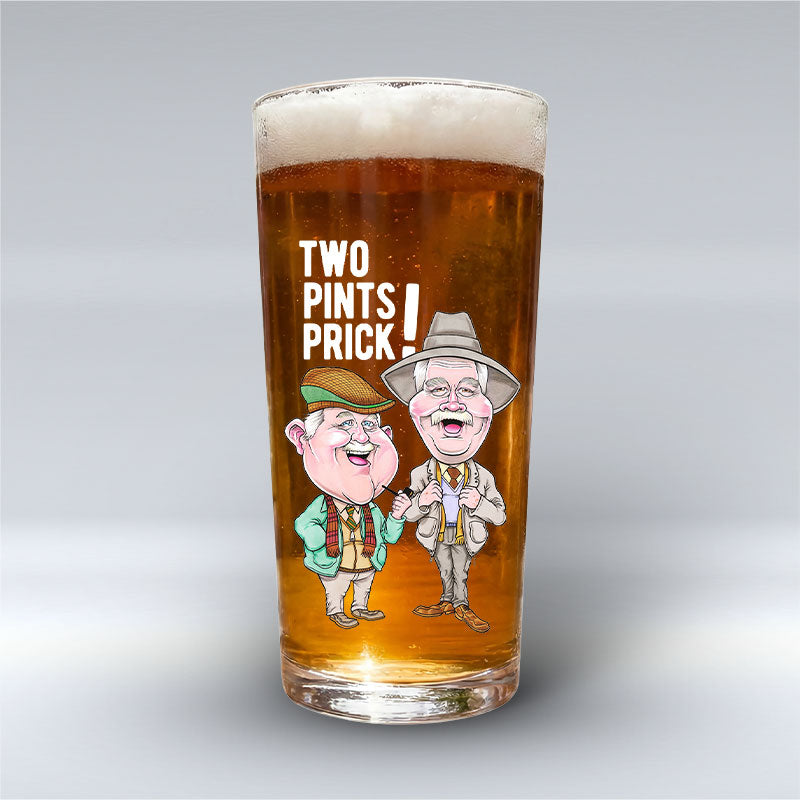 Two Pints Prick - Pint Glass