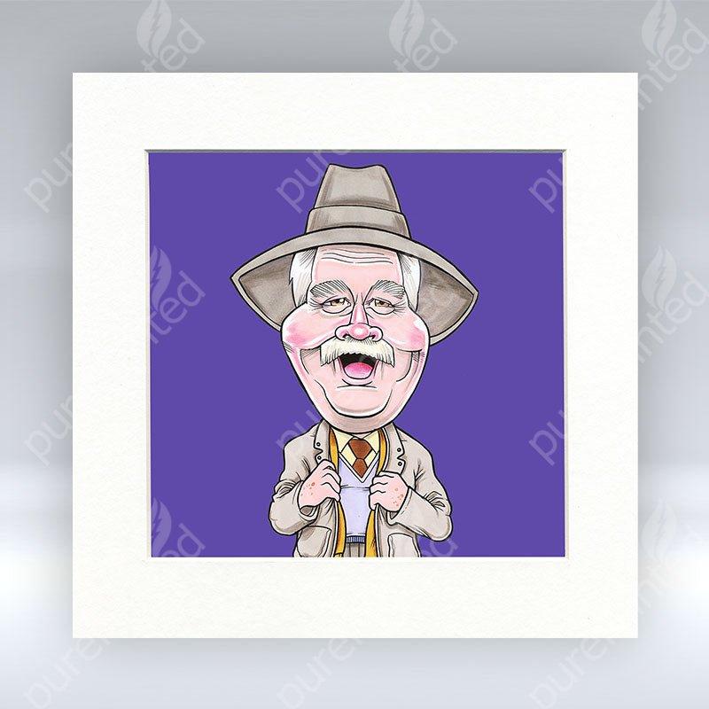 His Auld Pal - Colour Mounted Print