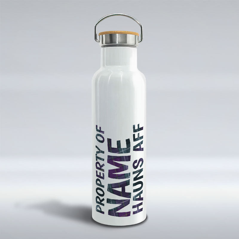 Property of - Thermal Water Bottle with Bamboo Lid