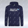 We're Off to America - Oxford Navy Hoodie
