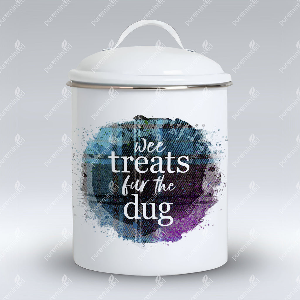 Wee treats fur the dug - Metal Storage Tin