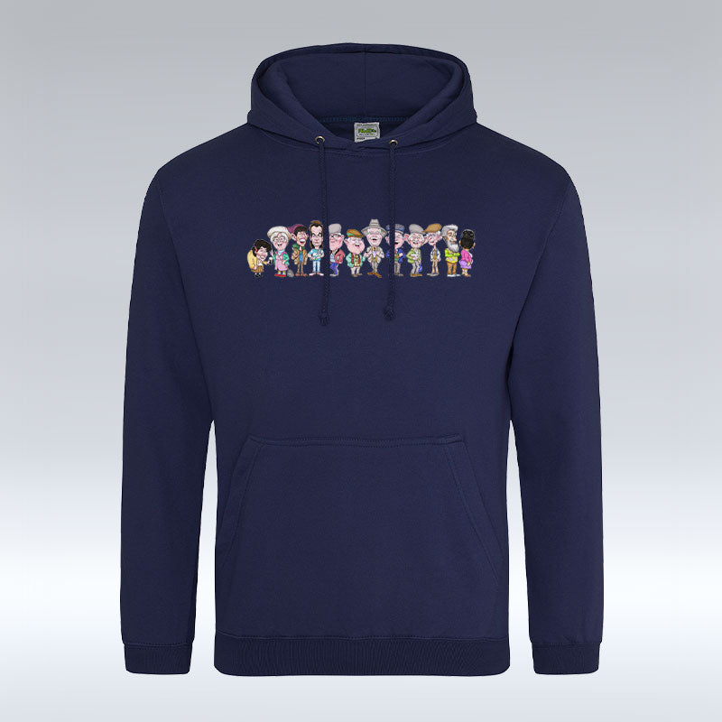 The Whole Gang - Oxford Navy Hoodie