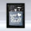 Yer Some Dad - 6oz Hip Flask - With Sleeve pureminted