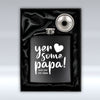 Yer Some Papa! - OOR PAPA - Black Hip Flask pureminted