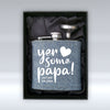 Yer Some Papa! - MA PAPA - 6oz Hip Flask - With Sleeve pureminted