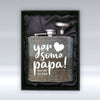 Yer Some Papa! - MA PAPA - 6oz Hip Flask - With Sleeve pureminted