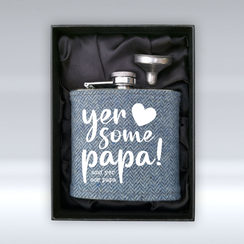 Yer Some Papa! - OOR PAPA - 6oz Hip Flask - With Sleeve pureminted
