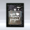 Yer Some Papa! - OOR PAPA - 6oz Hip Flask - With Sleeve pureminted