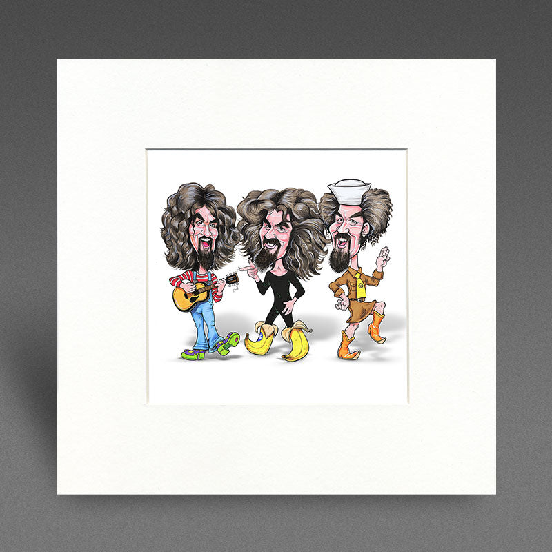 70's Billy - Mounted Print