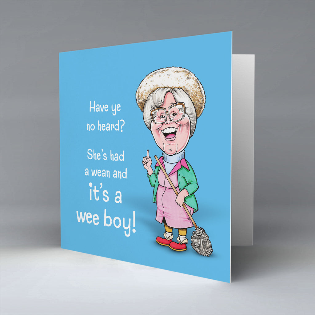 It’s a wee boy! - Greetings Cards