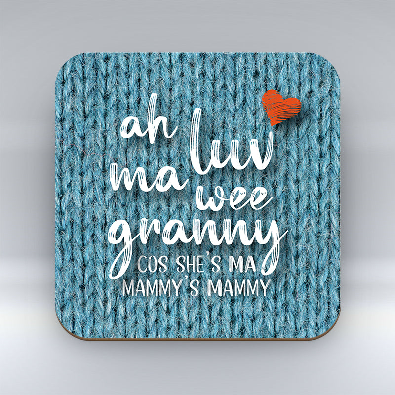 Ah Luv Ma Wee Granny - Coaster