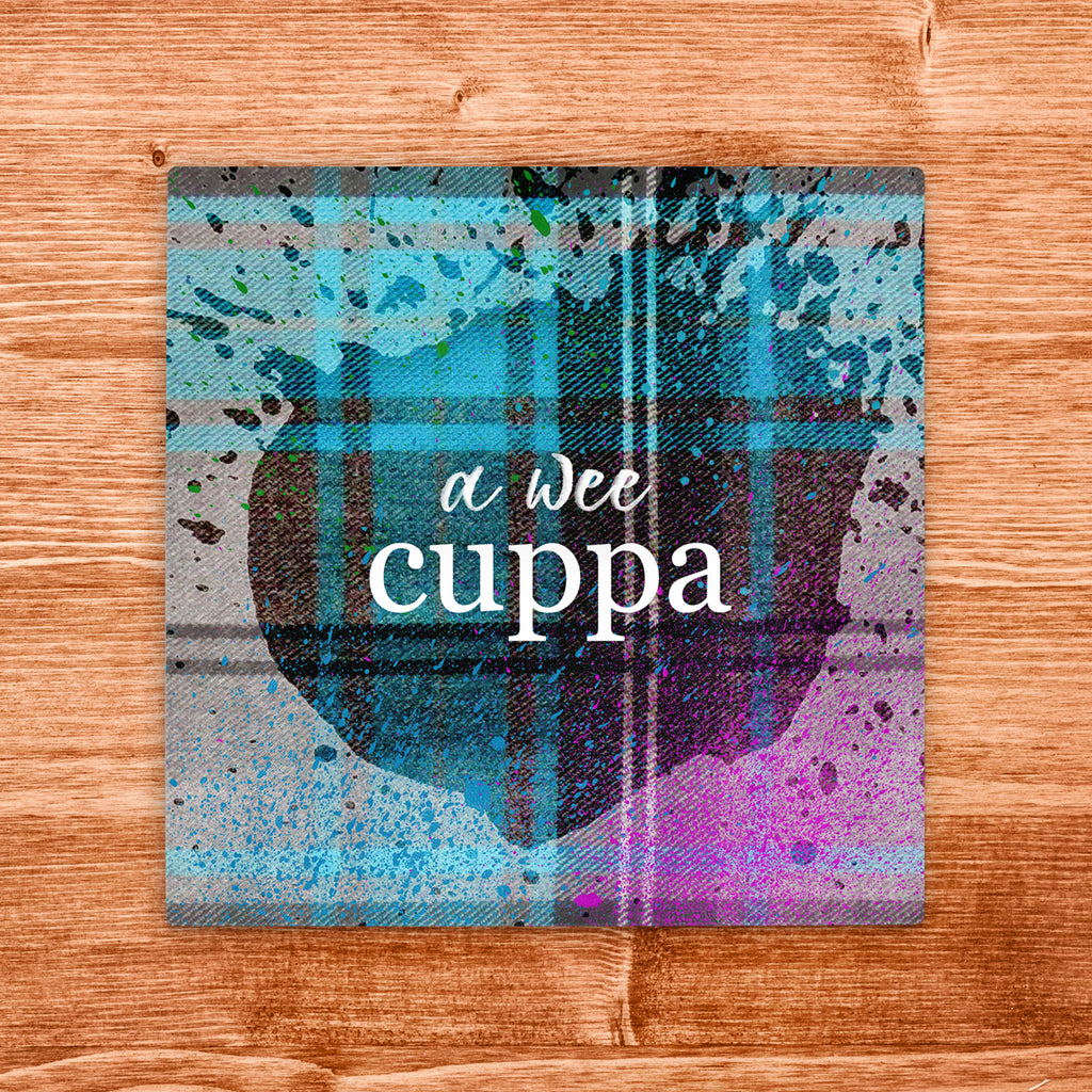 A wee cuppa - Glass Trivet