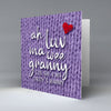 Ah Luv Ma Wee Granny - DADDY'S MAMMY - Greetings Card