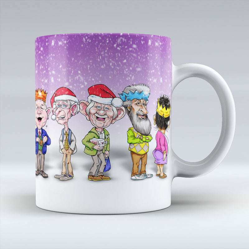 Auld Pals - Purple Christmas Mug