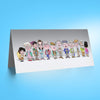 Auld Pals Whole Gang - Grey DL Card