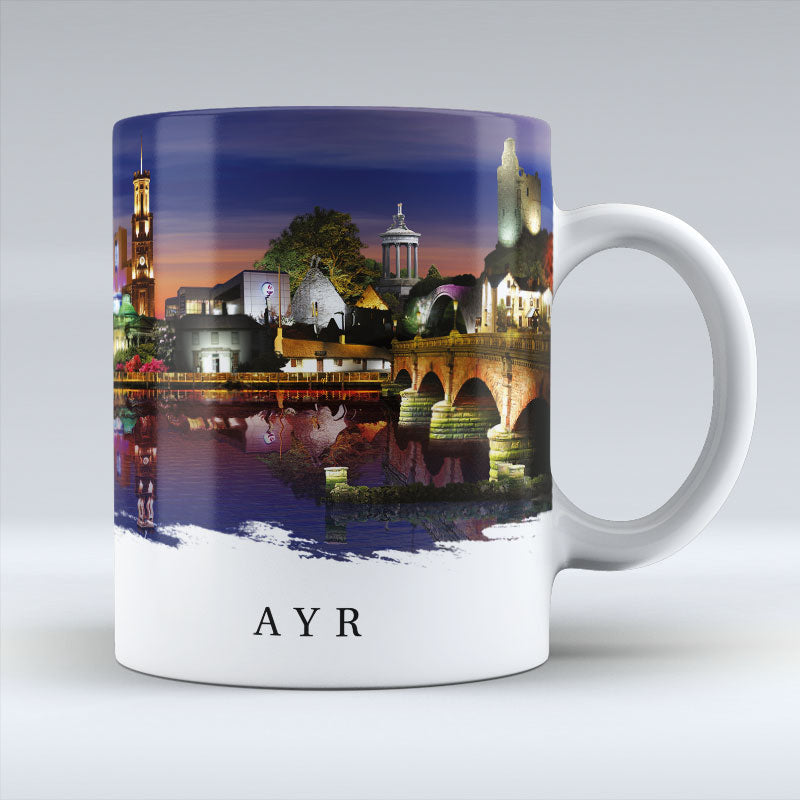 Ayr Night - Mug