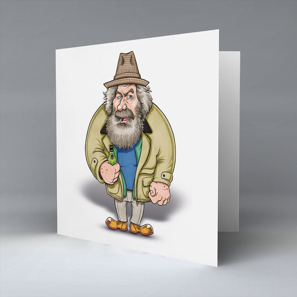 Big Man - Greetings Card
