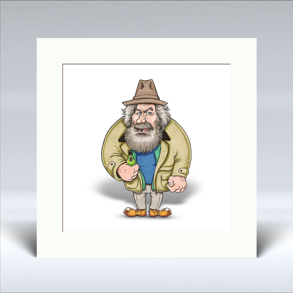 Big Man - Mounted Print