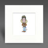 Biker Billy - Mounted Print