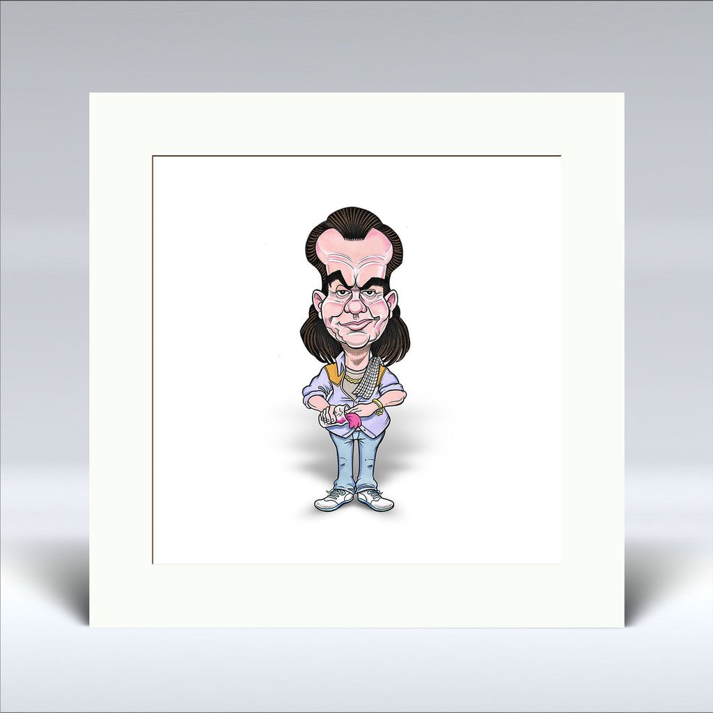 The Barman - Mounted Print