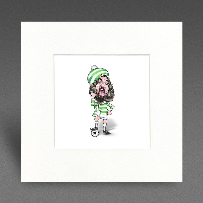 Football Billy - Mounted Print