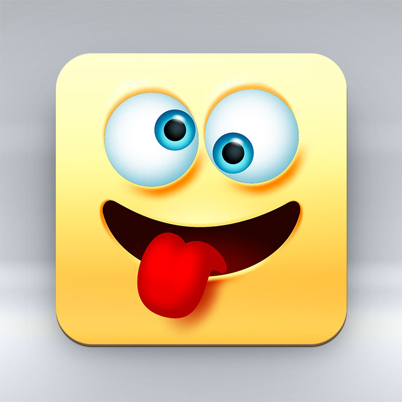 Crazy Emoji - Coaster