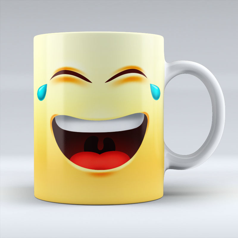 Crying Laugh Emoji - Mug