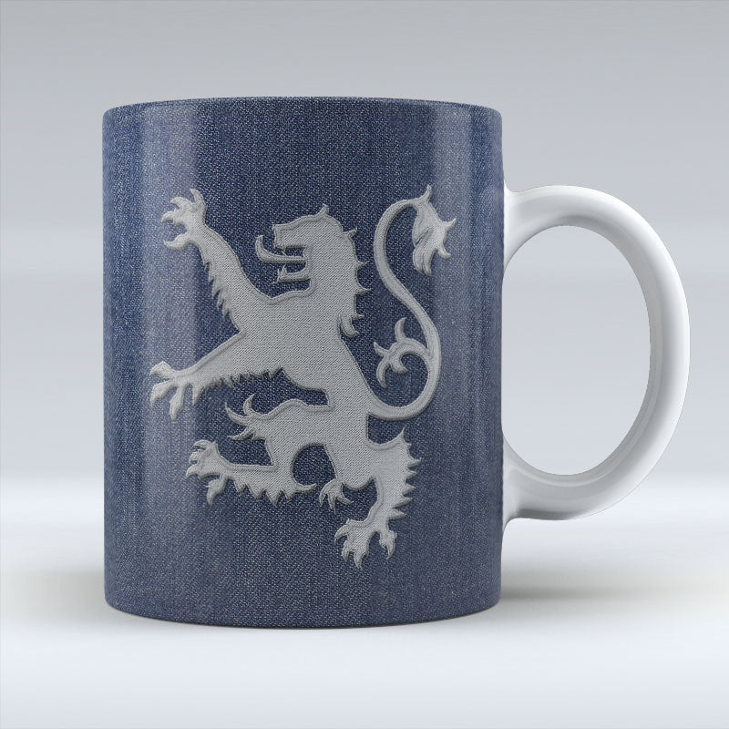 Denim Rampant Lion - Mug