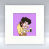 Hello gorgeous - Colour Mounted Print