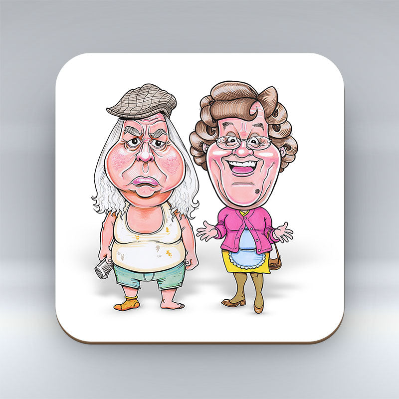 Granda & Mammy Fecker - Coaster