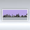 Glasgow City Silhouette - Print