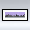 Glasgow City Silhouette - Mounted Print