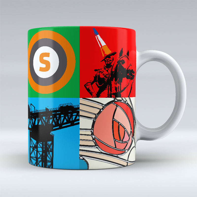 Glasgow Pop Art 2 - Mug