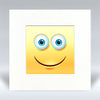 Happy Emoji - Mounted Print