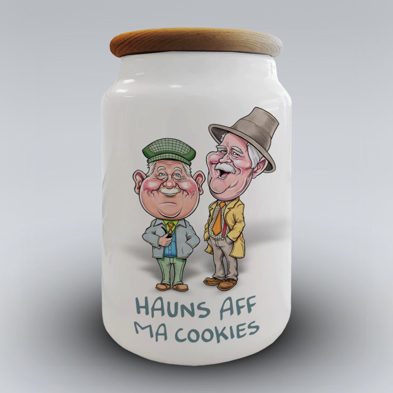 Auld Pals - Hauns Aff Ma COOKIES - Small Storage Jar