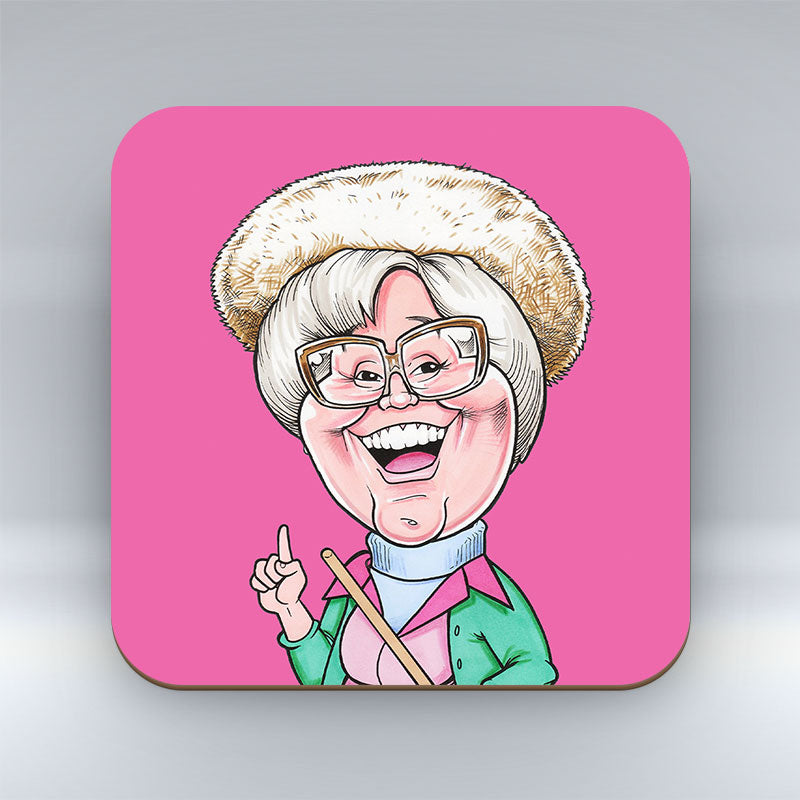 Have Ye Heard? - Pink Coaster