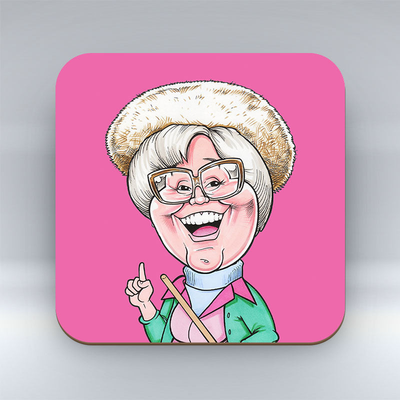 Have Ye Heard? - Pink Coaster