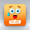 Taps Aff Emoji Text - Coaster