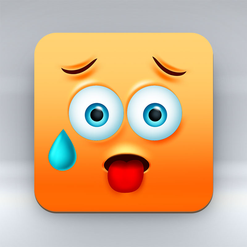 Hot Emoji - Coaster
