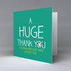 A Huge Thank You