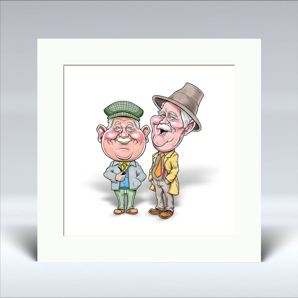 Platinum Auld Pals - Mounted Print