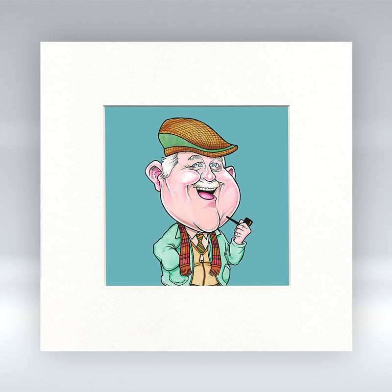 Ma Auld Pal - Colour Mounted Print