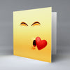Kiss Emoji - Greetings Card