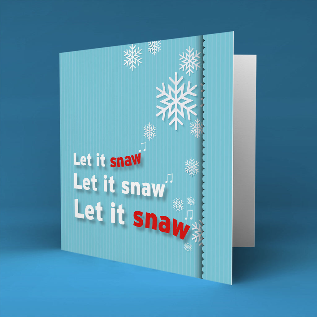 Let it snaw - Christmas Card